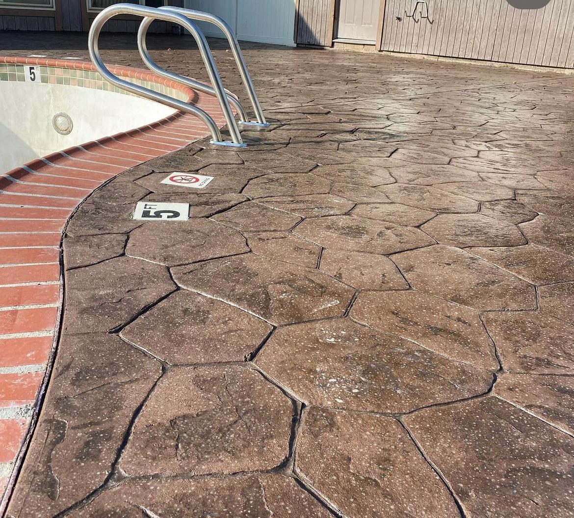 Stamped concrete vs pavers comparison