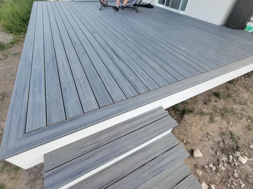 Vinyl fence installation