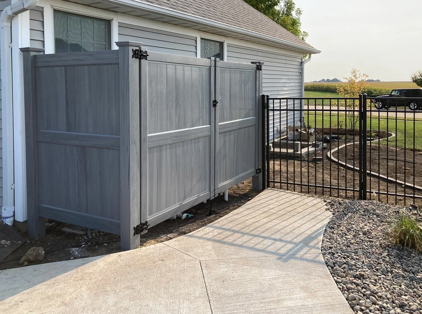 Stamped concrete patio in Utah